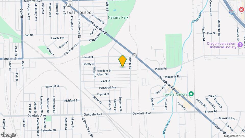1531 Freedom St Map and Location Details