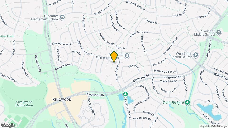 2822 Deer Hollow Dr Map and Location Details