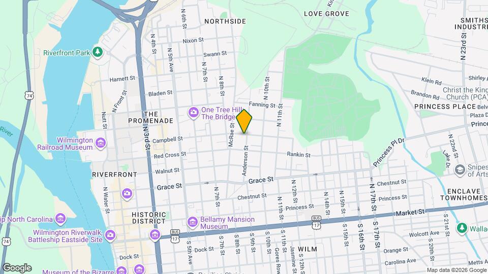 828 Campbell St Mapa y Detalles de la Ubicación