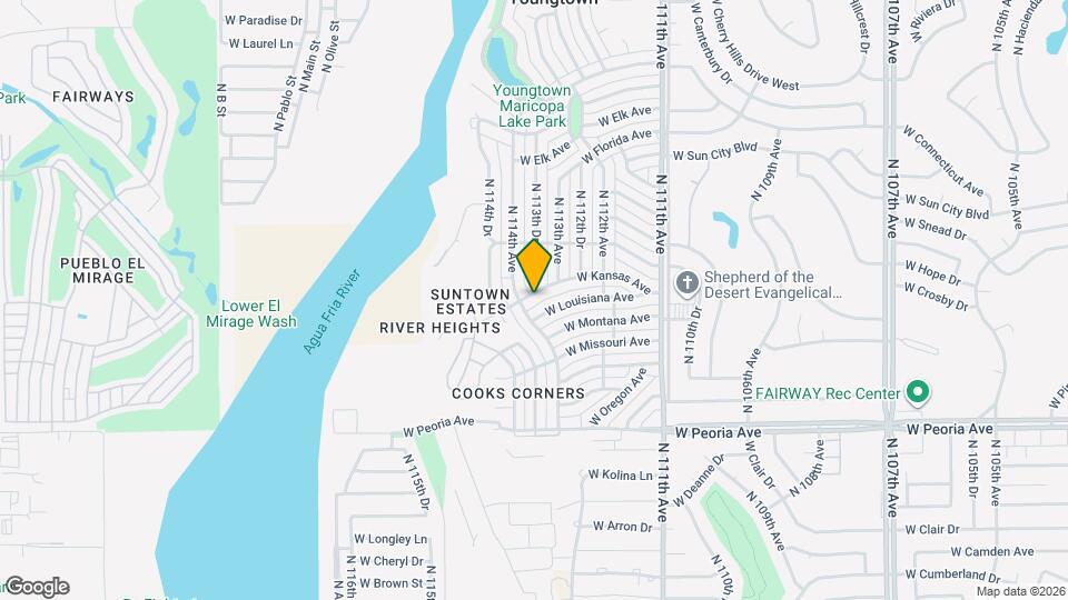 11327 W Kansas Ave Mapa y Detalles de la Ubicación