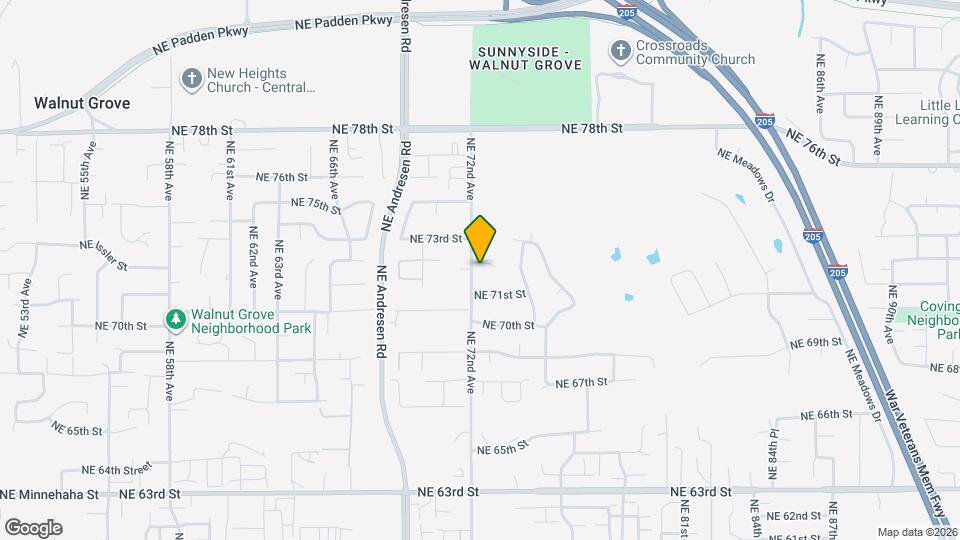 7205 NE 72nd Pl Map and Location Details