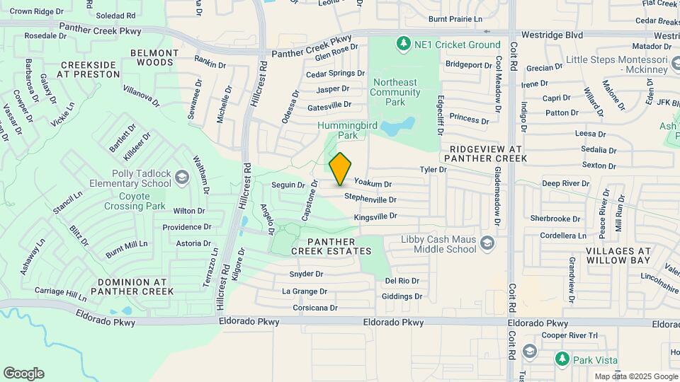 11554 Stephenville Dr Map and Location Details