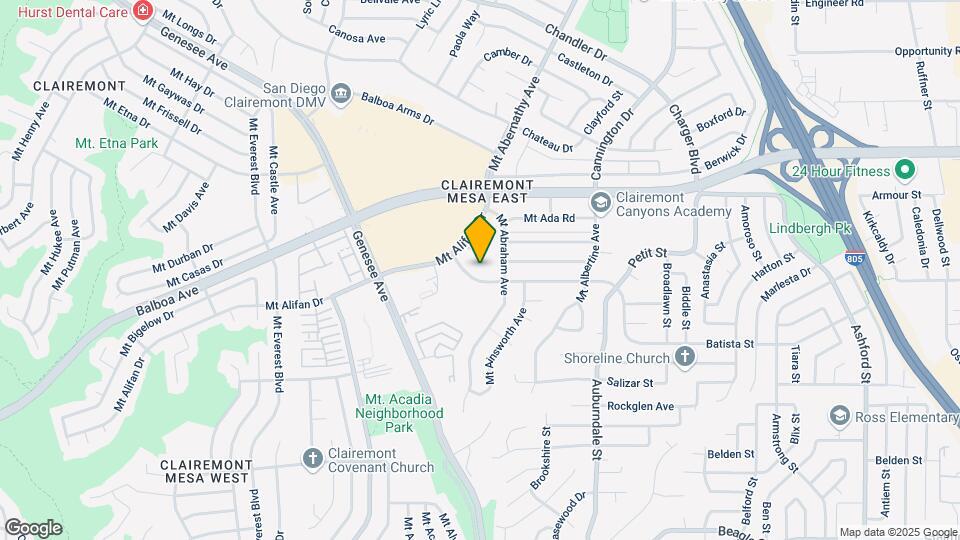 6120 Mt Aguilar Dr Map and Location Details