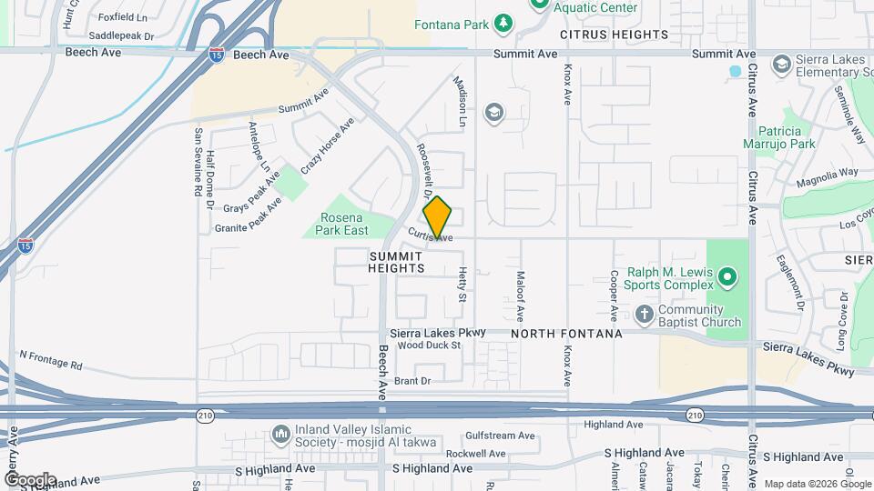 15418 Rochelle St Mapa y Detalles de la Ubicación