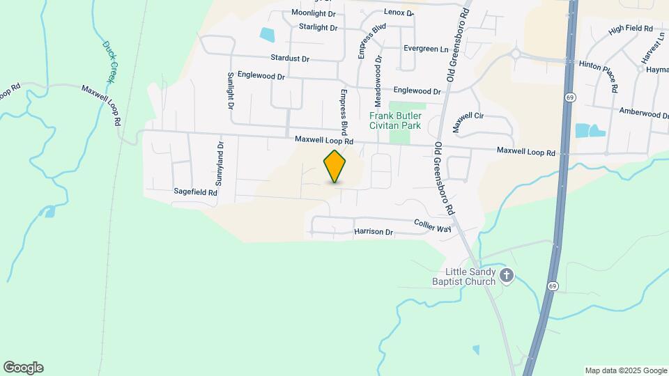 2381 Bobwhite Dr Map and Location Details