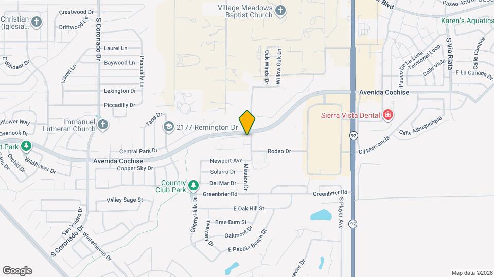 2173 Cll Patina Map and Location Details