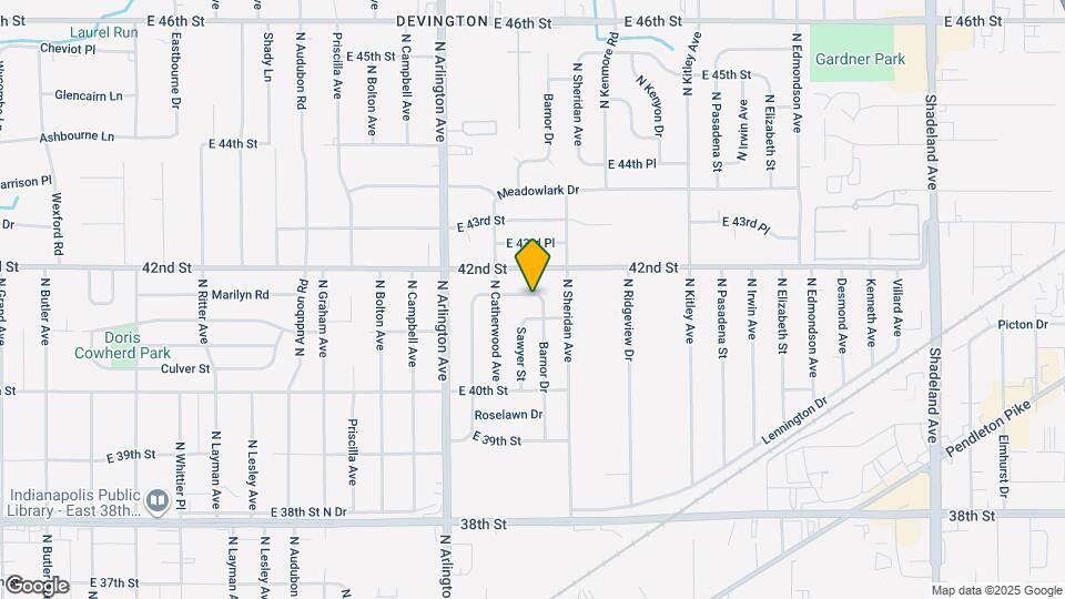 6141 Marilyn Rd Map and Location Details