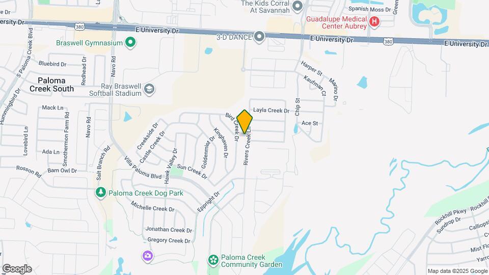 1000 Rivers Creek Ln Map and Location Details