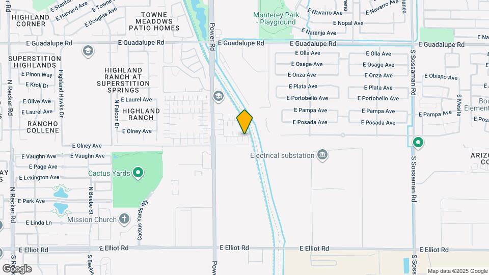 6921 E Peralta Cir Map and Location Details