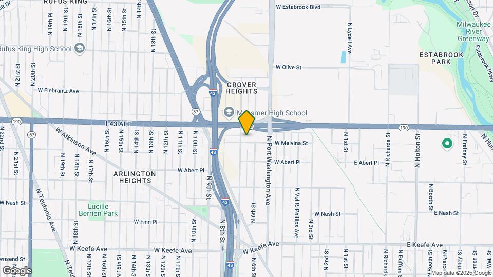 620 W Melvina St Map and Location Details
