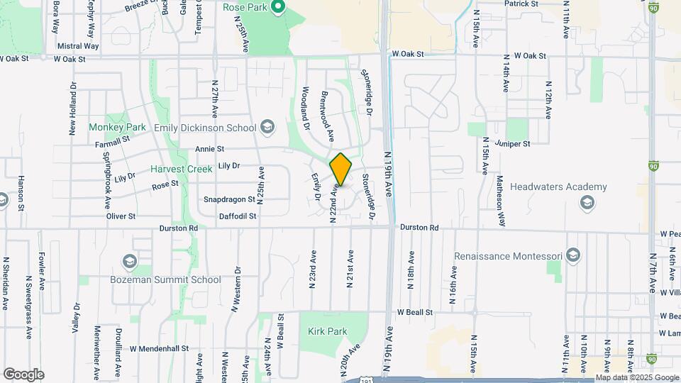 724 N 22nd Ave-Unit -A Map and Location Details