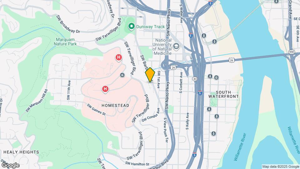 3405 SW Barbur Blvd Map and Location Details
