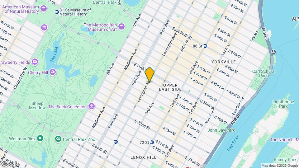 1113 Lexington Ave Map and Location Details