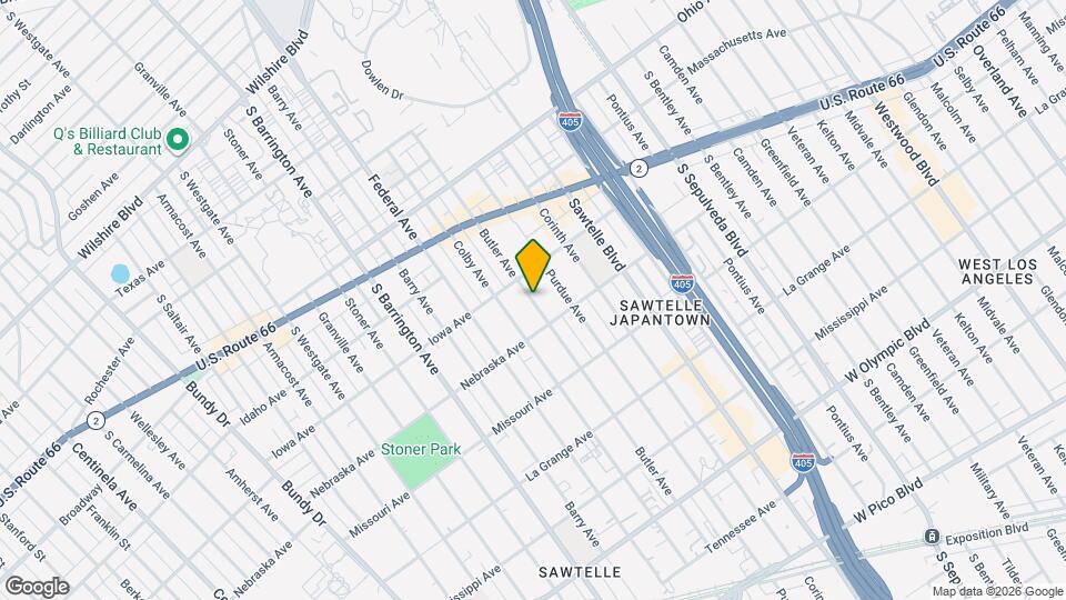 1744 Butler Ave Map and Location Details