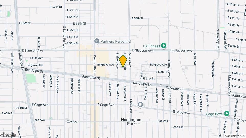 6019 Templeton St Mapa y Detalles de la Ubicación