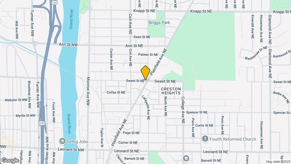 1591 Plainfield Ave NE Mapa y Detalles de la Ubicación