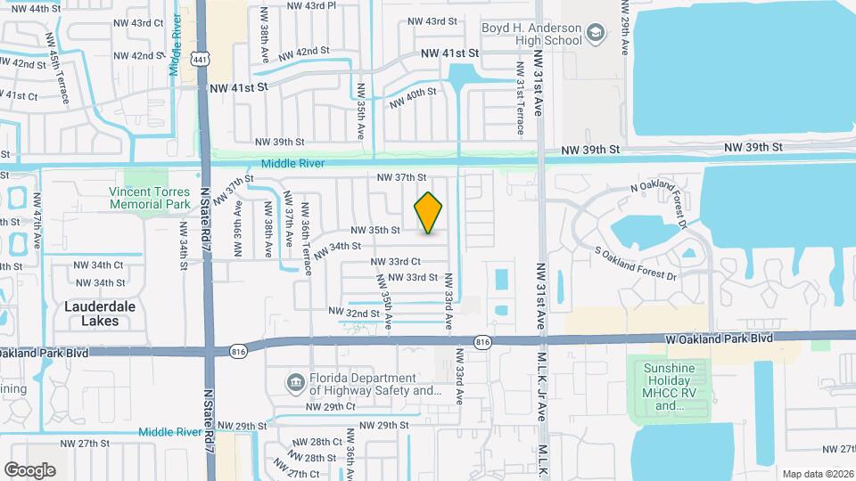 3365 NW 34th St Mapa y Detalles de la Ubicación