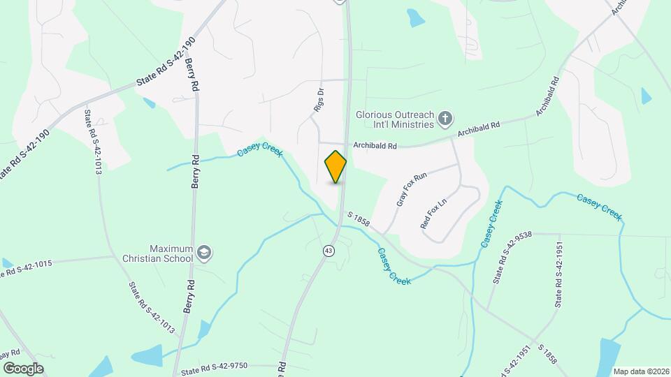 5359 Parris Bridge Rd Map and Location Details