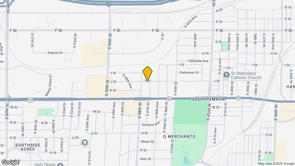 4504 S 47th St Map and Location Details