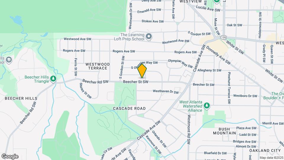1733 Beecher St SW Map and Location Details