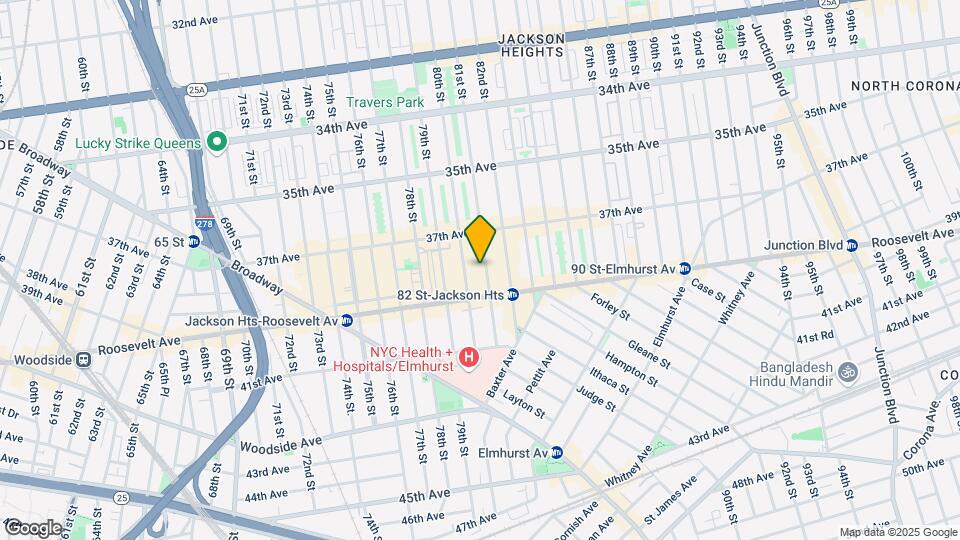 37-40 81st Street Map and Location Details