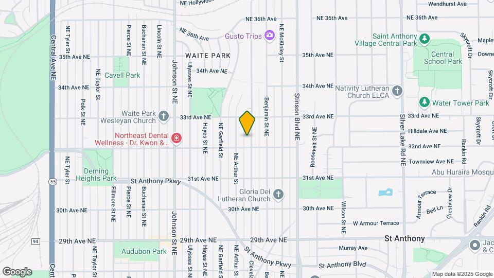 3218 Cleveland St NE Map and Location Details