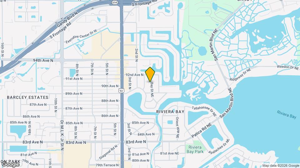 9008 Bay St NE Map and Location Details