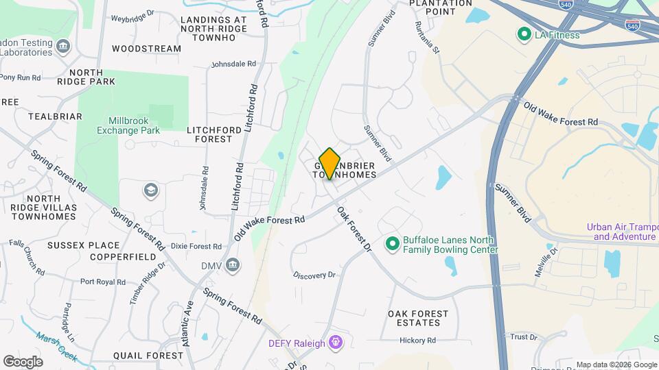 3022 Berkeley Springs Pl Map and Location Details