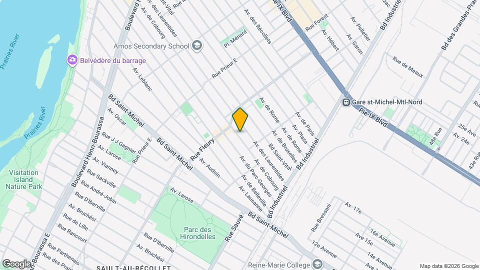 10171 De Cobourg Av Map and Location Details