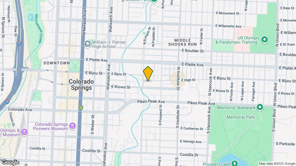 715 E High St Map and Location Details