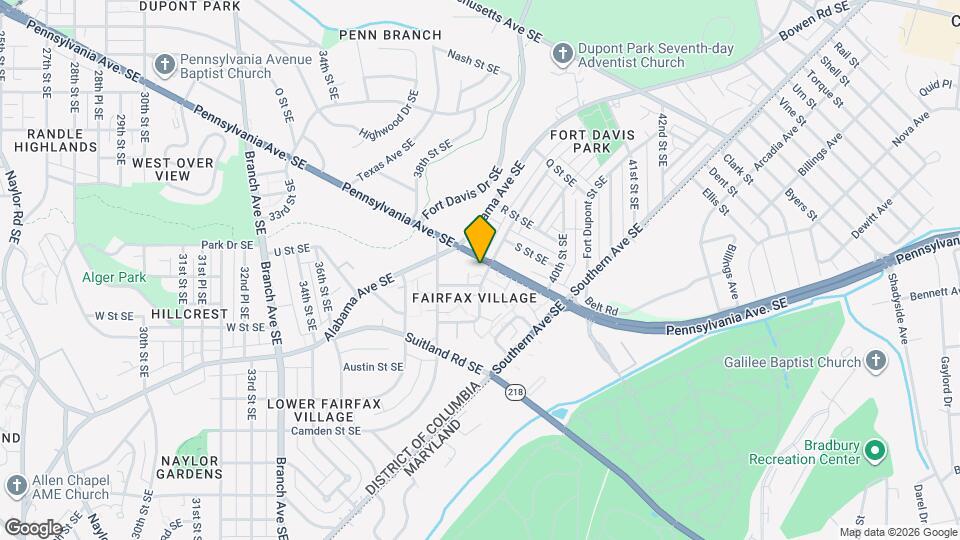 2001 Fort Davis St SE Map and Location Details