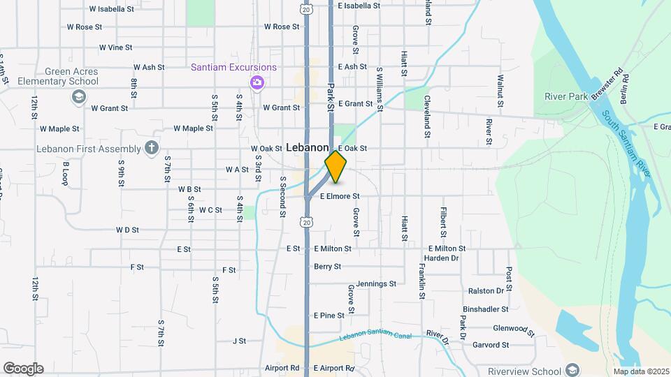 125 E Elmore St Map and Location Details