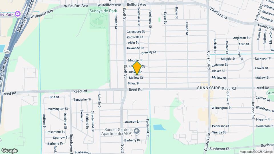 4139 Mallow St Map and Location Details