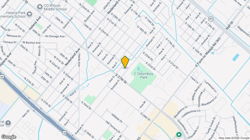 2514 Avenue H Ste B Mapa y Detalles de la Ubicación