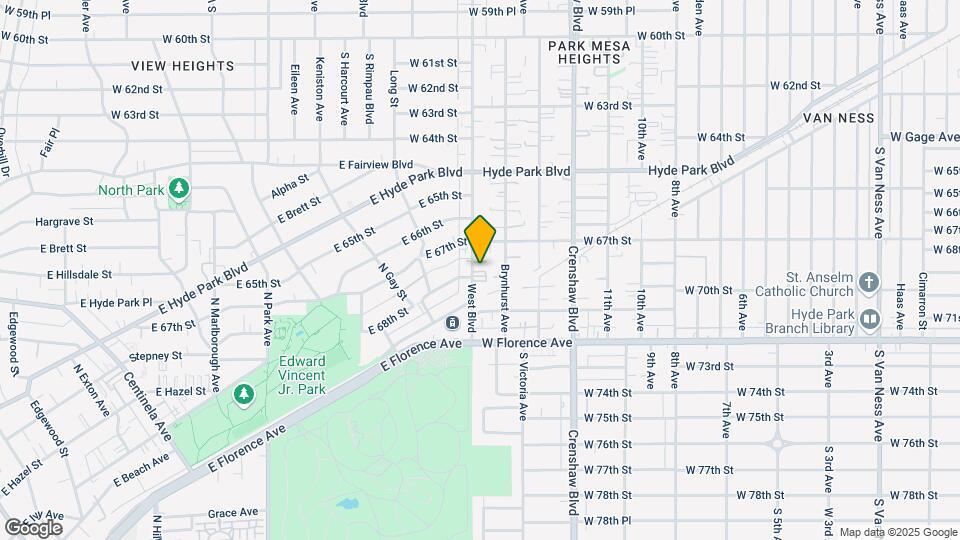 6732 West Blvd Map and Location Details