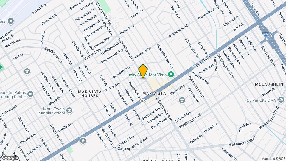 3745 S Centinela Ave Mapa y Detalles de la Ubicación
