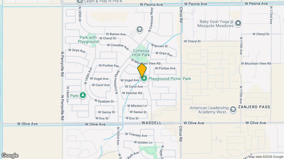 9609 N 181st Ln Mapa y Detalles de la Ubicación