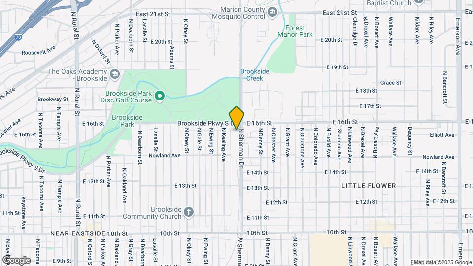 1530-1532 N Sherman Dr Map and Location Details