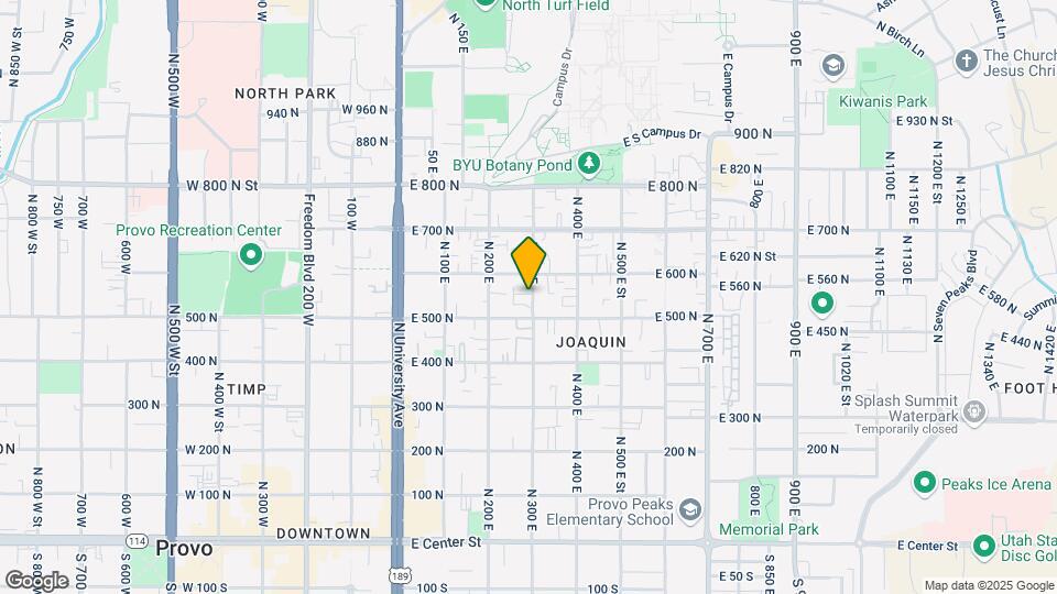 547 N 300 E, Unit 3 Map and Location Details