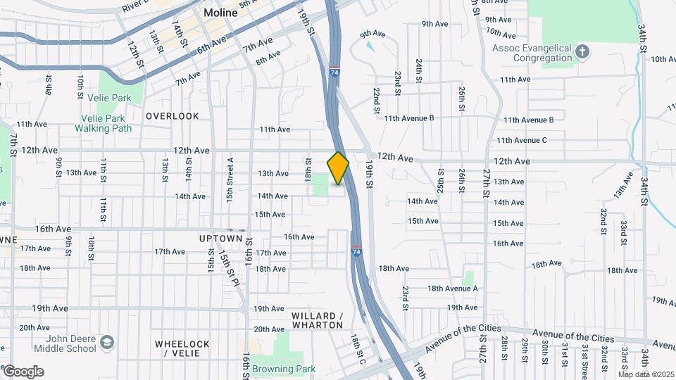 1845 14th Ave Map and Location Details
