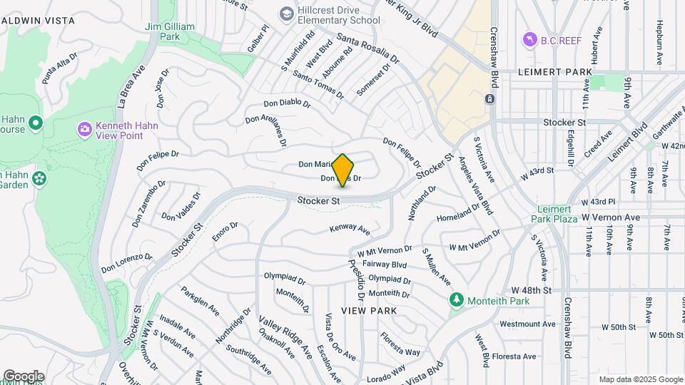 4043 Don Tomaso Dr Mapa y Detalles de la Ubicación