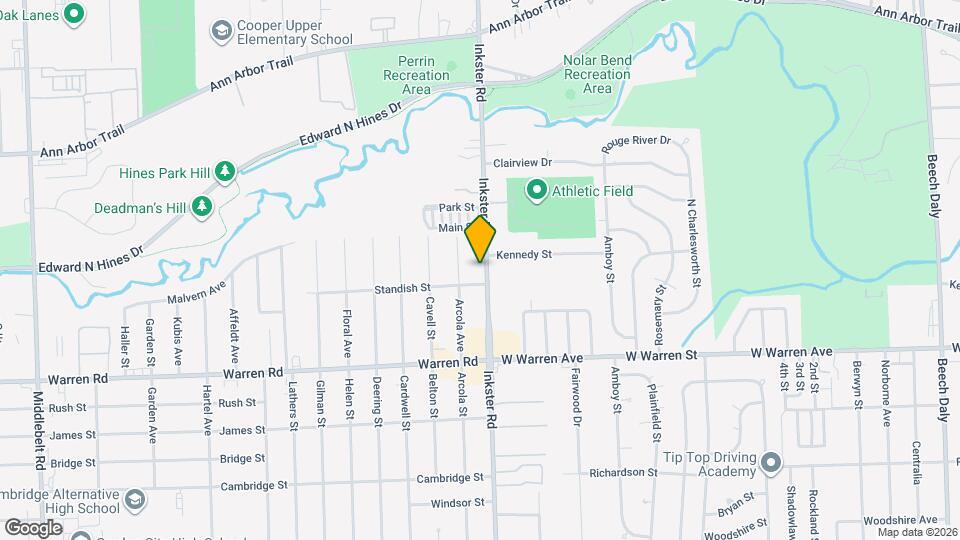 7531 Inkster Rd Map and Location Details