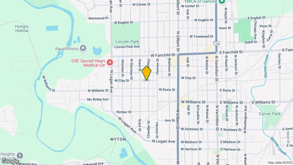 622 Chandler St Map and Location Details