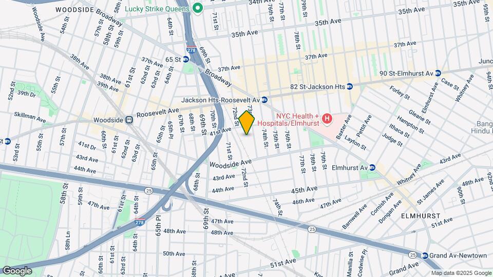 41-26 73rd Street Mapa y Detalles de la Ubicación