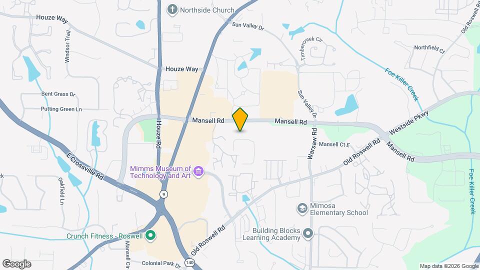 287-297 Roswell Commons Cir Map and Location Details
