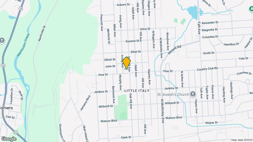 1005 Pine St Map and Location Details