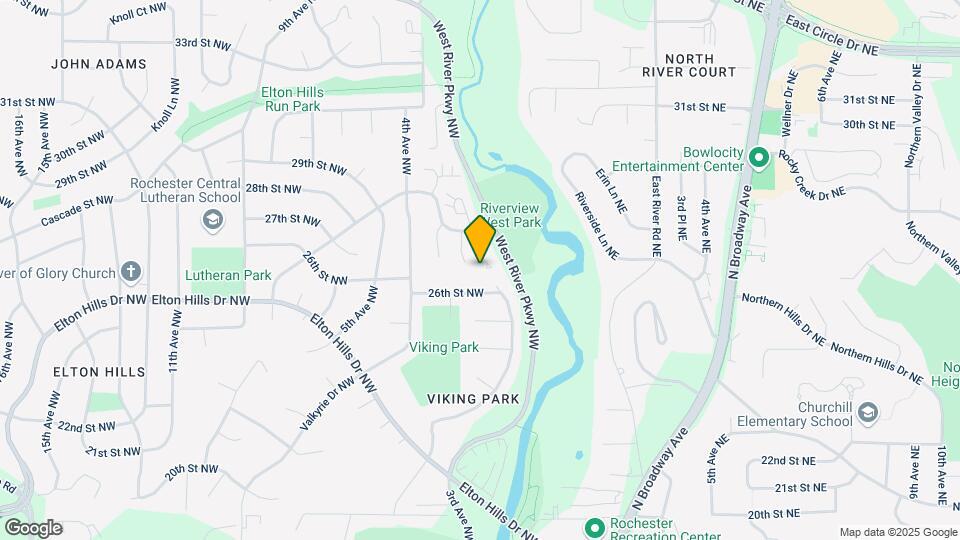 2608 Tuxedo Ln NW Map and Location Details