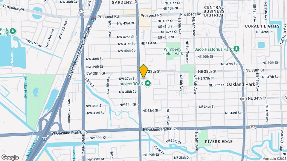 3641-3665 NE 1st Ave. Map and Location Details