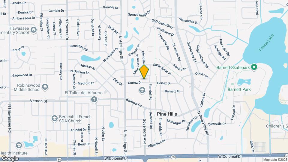 5605 Cortez Dr Map and Location Details