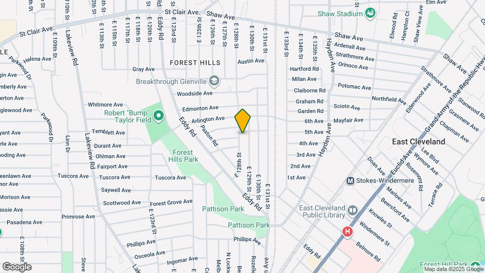 877 E 128th St Mapa y Detalles de la Ubicación